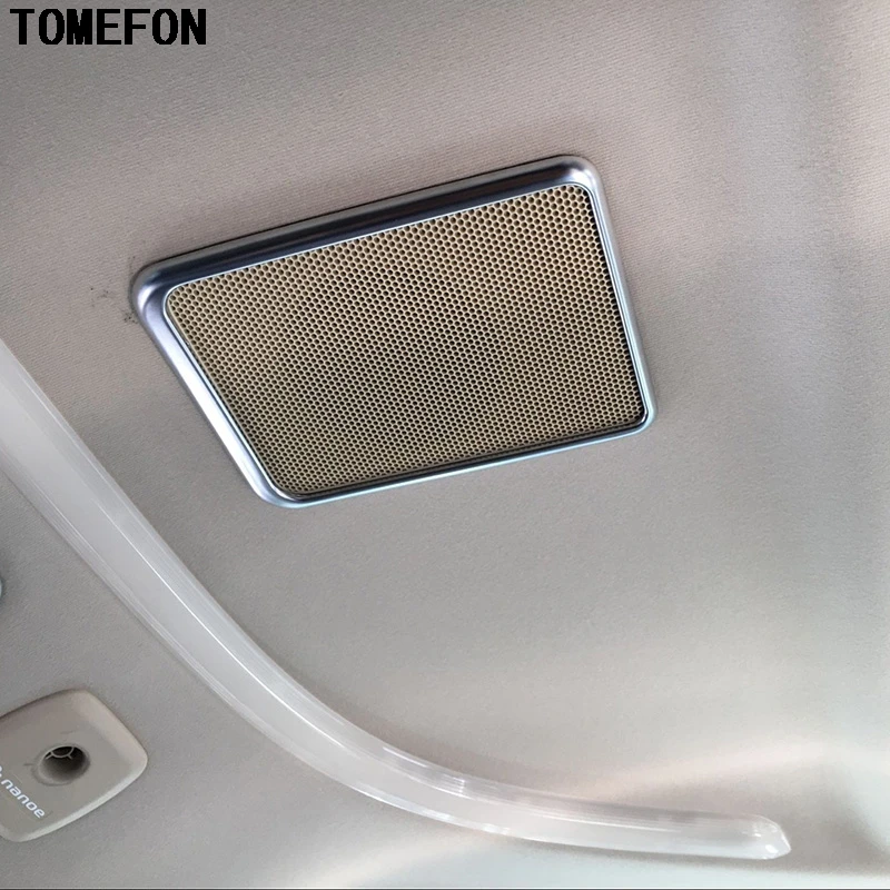 TOMEFON 4 шт. для Toyota Alphard Vellfire 2015 2016 2017 ABS хромированная крышка динамика интерьерная