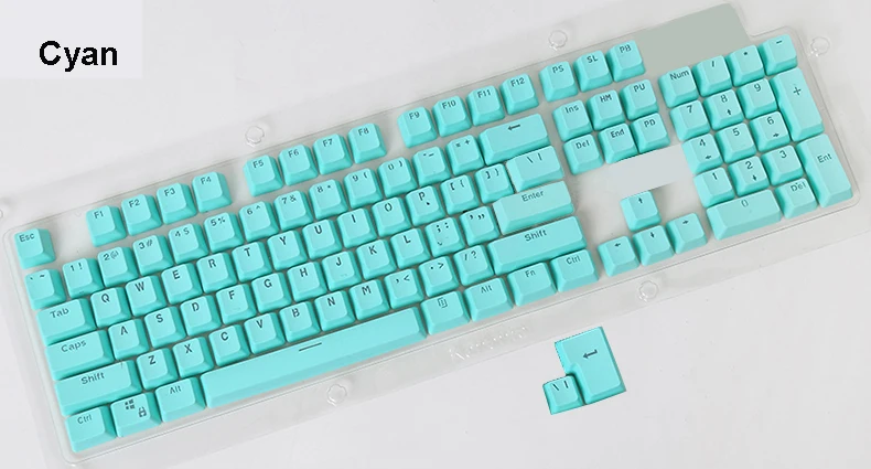 PBT OEM 104 ключа ANSI верхнее покрытие с блестящим принтом двойные колпачки