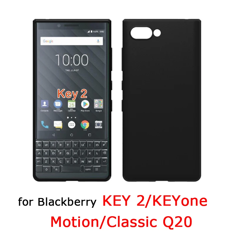 Черный матовый Силиконовый чехол для Blackberry Motion, тонкая задняя крышка для телефона, чехол для Fundas Blackberry KEY 2 KEYone Silver Edition