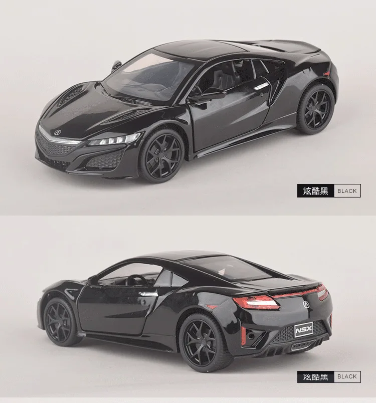 1:32 классический Acura NSX Diecasts& Toy Vehicles модель автомобиля со звуком и светильник коллекция автомобиля игрушки для мальчика Детский подарок
