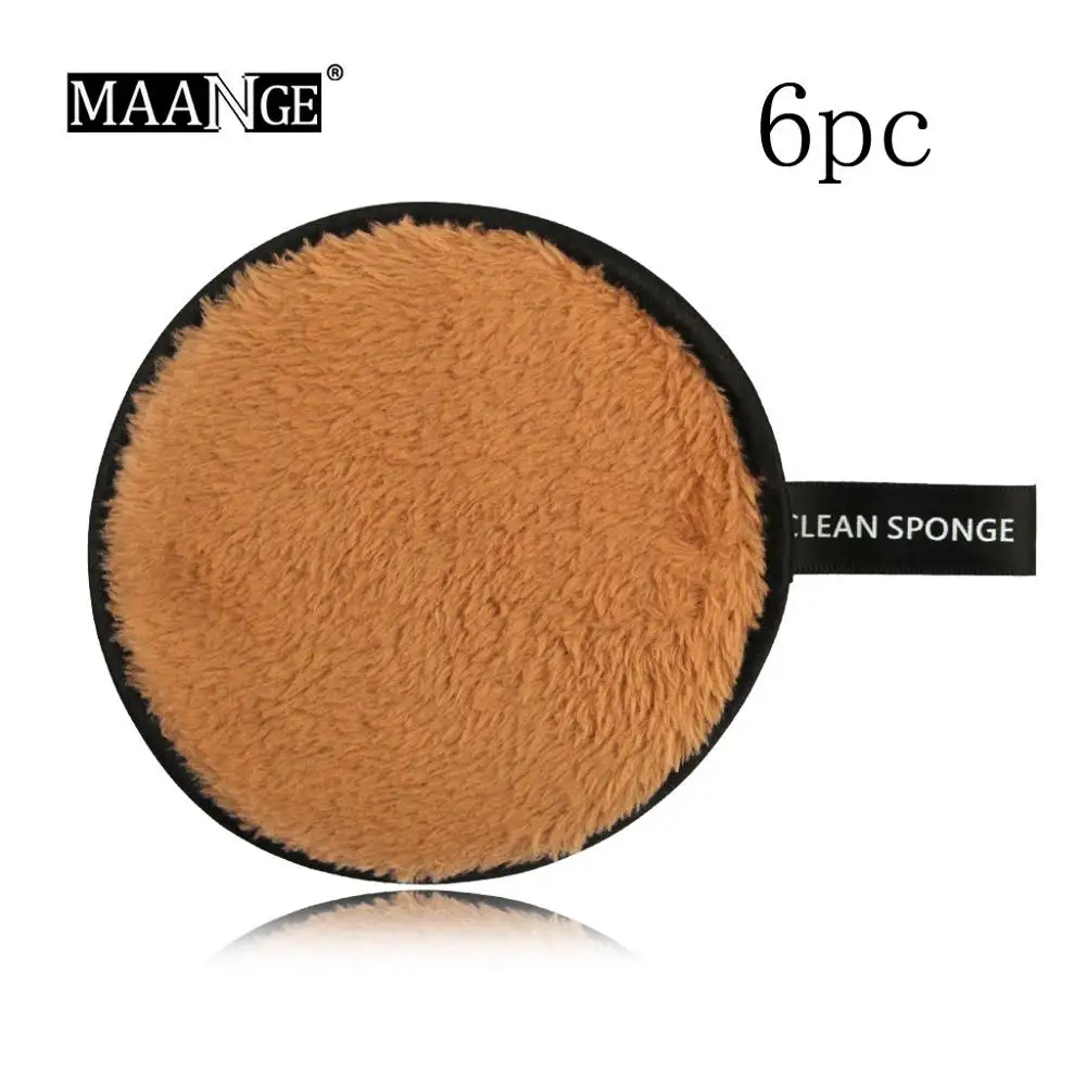 6PC F 1 шт салфетка из микрофибры колодки Remover лица салфетки для снятия макияжа многоразовые очищения макияжа Toalla де limpieza 1/3/6 шт - Цвет: 6PC F