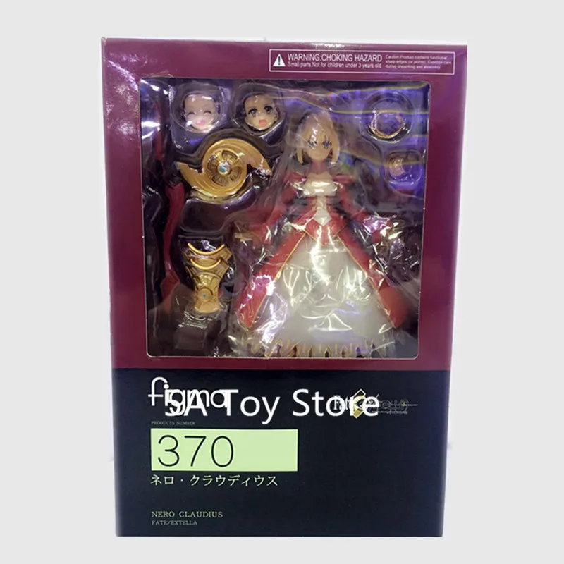 Аниме Fate EXTELLA Figma 370 Нерон Клавдий красный меч ПВХ фигурка Коллекционная модель