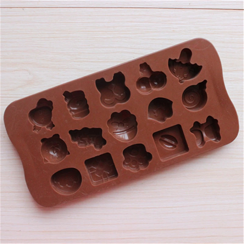 Поставка силиконовой формы 15 продуктов конфеты шоколада льда сетки Плесень Diy