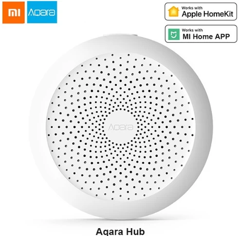 Only gateway Xiaomi Mijia Aqara хаб шлюз со светодиодным ночным светильником умный рабочий с для Apple Homekit International Edition шлюз - Цвет: Only gateway