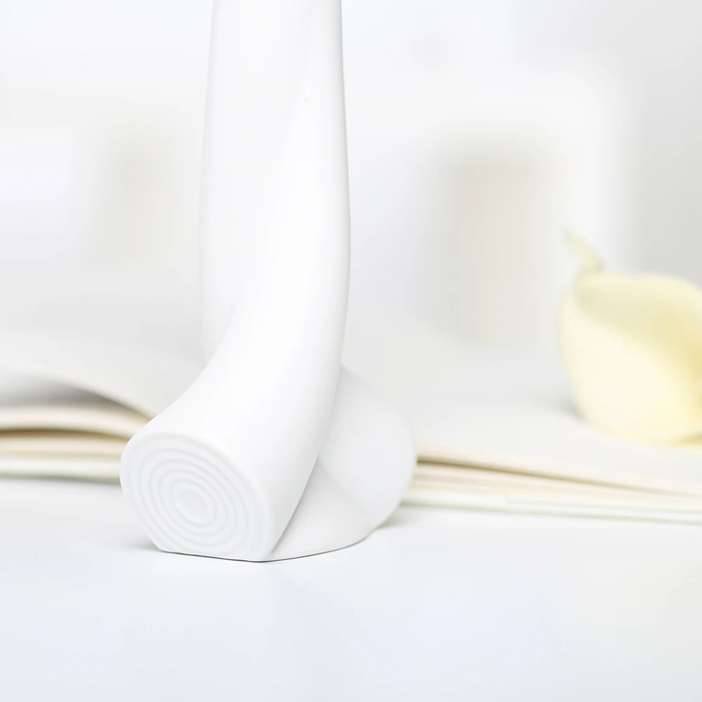 Фляга вазы керамическая белая настольная ваза для украшения дома модные