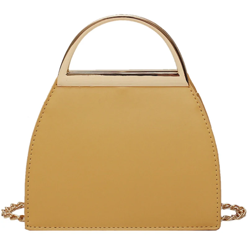 Простая дизайнерская маленькая сумка через плечо на цепочке для женщин сумки