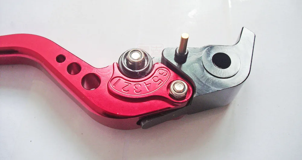 Новый велосипедный мотоцикл рычаги тормоза и сцепления с ЧПУ красного цвета для