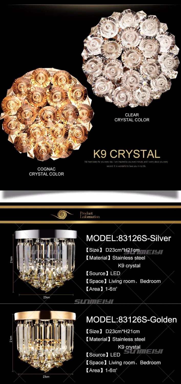 Современный хрустальный светодиодный потолочный светильник для гостиной candeeiro de teto para quarto, Хрустальный потолочный светильник, украшение дома