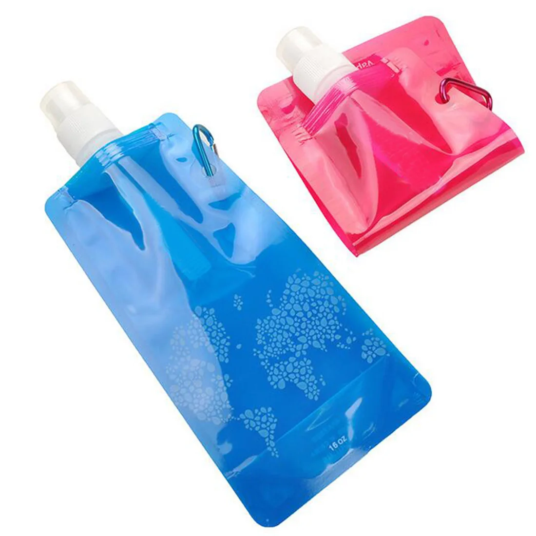 Портативная Сверхлегкая Складная Силиконовая бутылка для воды мягкая фляжка