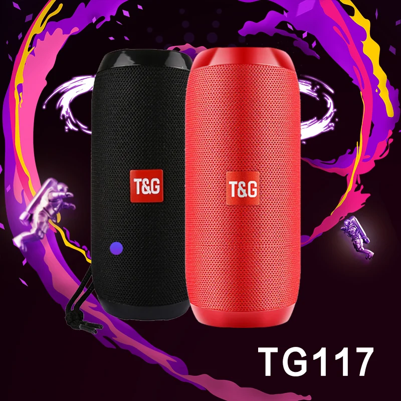 Беспроводной Bluetooth динамик портативный 10 Вт Колонка Бас Звук бар сабвуфер