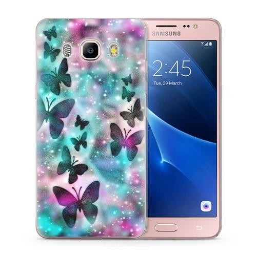 Чехол CaseCoque для Funda Samsung Galaxy J5 2016 чехол J510 J510F из ТПУ мягкий с изображением бабочки