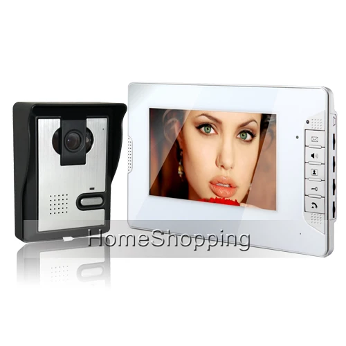 Бесплатная доставка проводной 7 &quotЦвет Видеодомофоны двери разблокировка