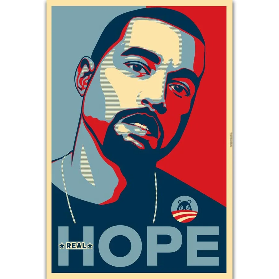 FX1319 Kanye Западная Жизнь Пабло рапера надежная картина певец Звездный плакат