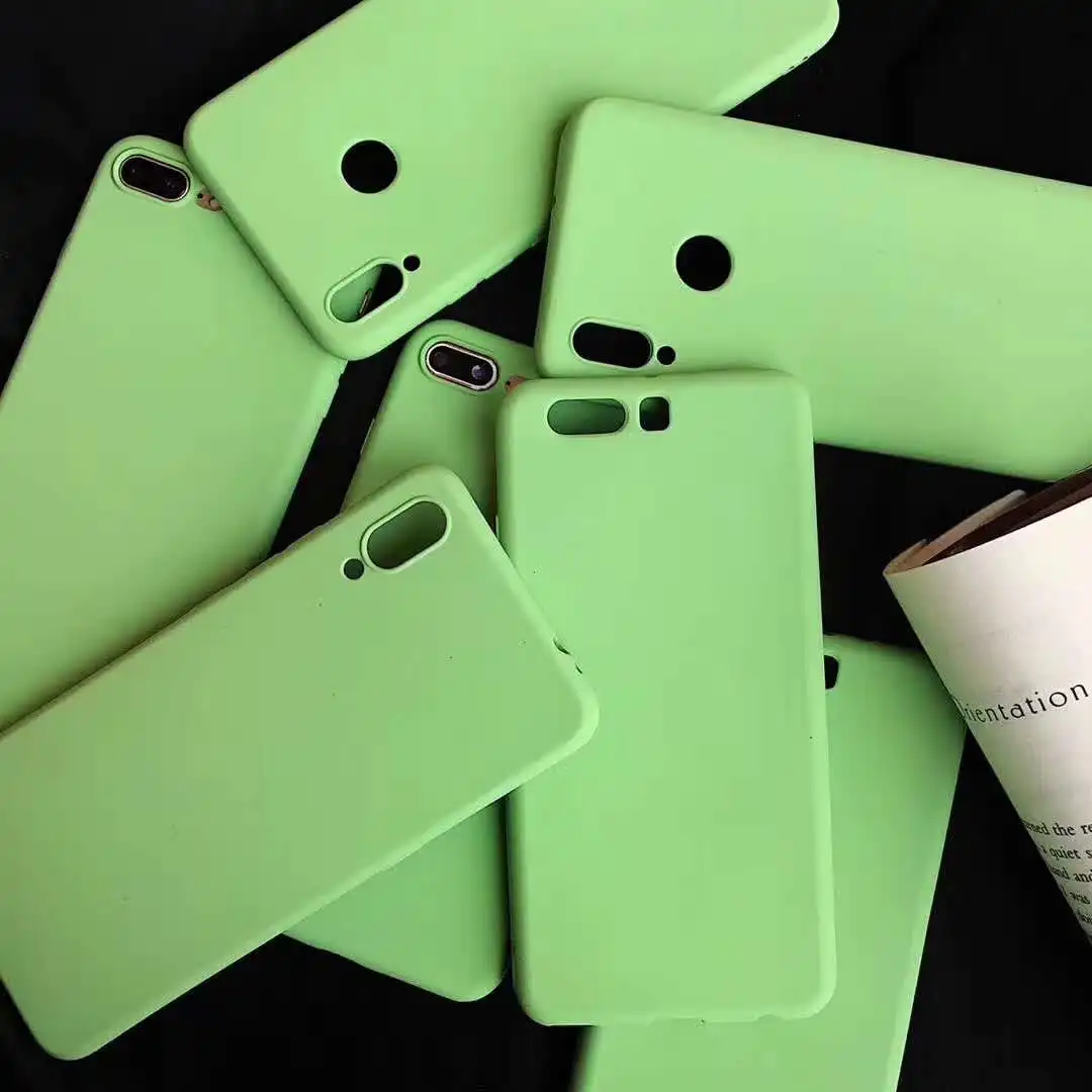 Маття зеленый песочный матовый термополиуретановый корпус для OPPO R7 R7S R9 R9S R11 A31 A33