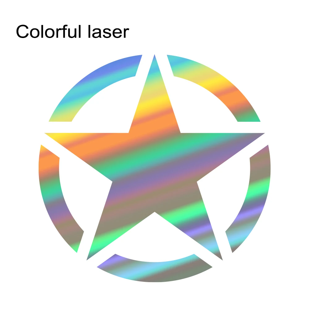 Colorful Laser Крышка капота автомобиля наклейка DIY авто виниловые наклейки забавный Стайлинг тюнинг для Jeep cherokee Компас Renegade Wrangler JK автомобильные аксессуары - Название цвета: Colorful Laser