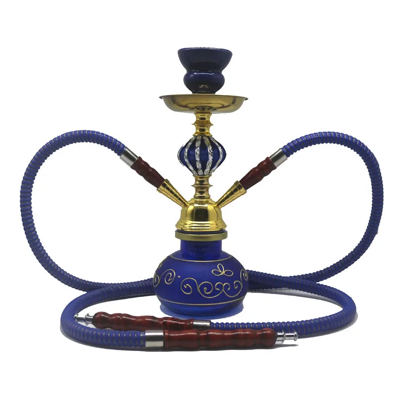 Hookah Shisha Chicha Pipe Accessories Dual Smoking Smoke Pipe SishaNargila