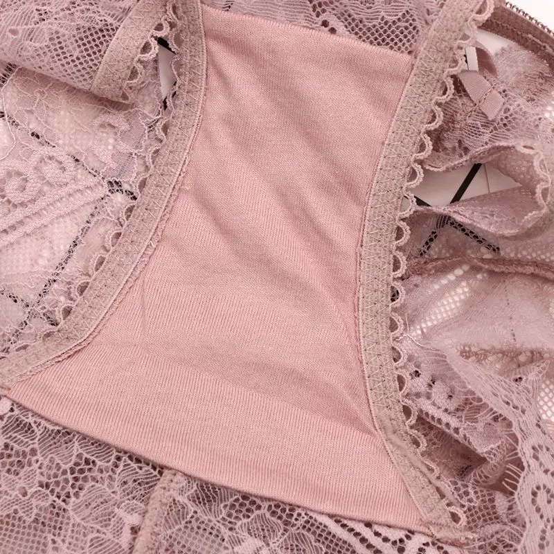 Трусы женские SP & CITY кружевные бесшовные 5 цветов M L XL 1 шт|Женские трусики| |