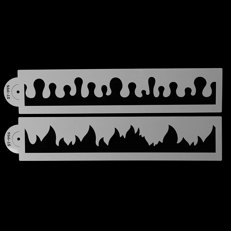 Трафарет для торта огненный шаблон Свадебный инструмент украшения посуда