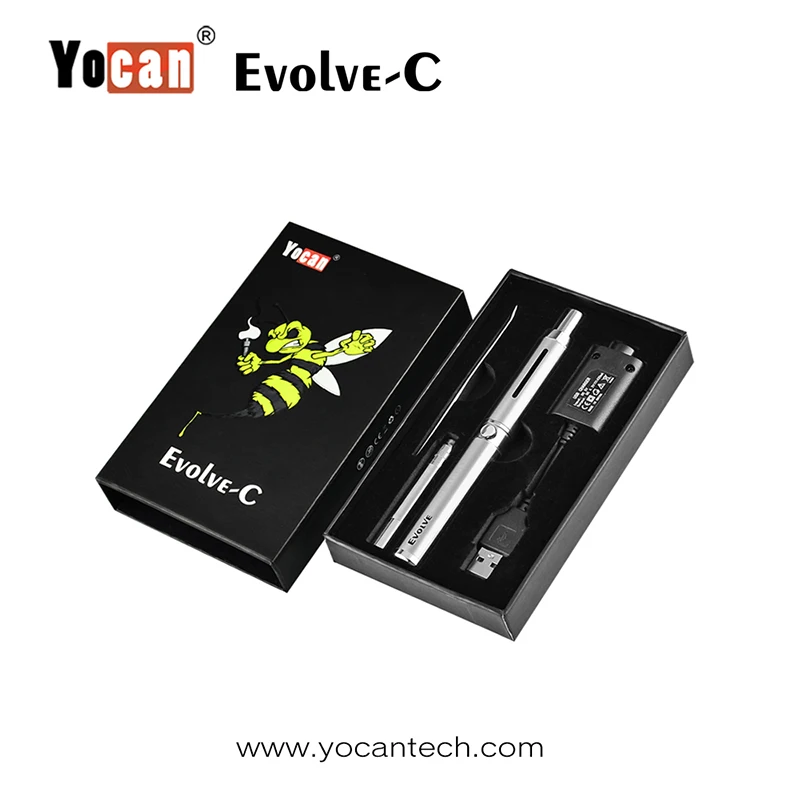 Yocan Evolve-C Набор для электронной сигареты воск кварцевая спираль ручка 650 мАч