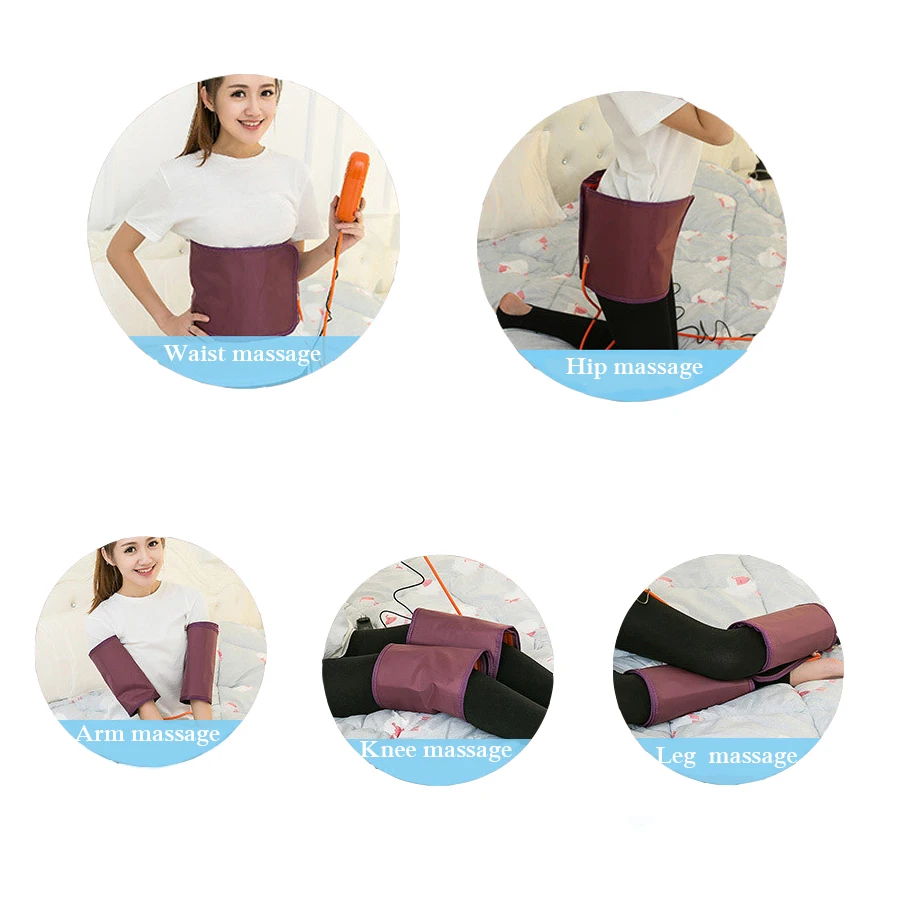 Электрический пневматический массажер для ног тела икры талии циркуляции крови