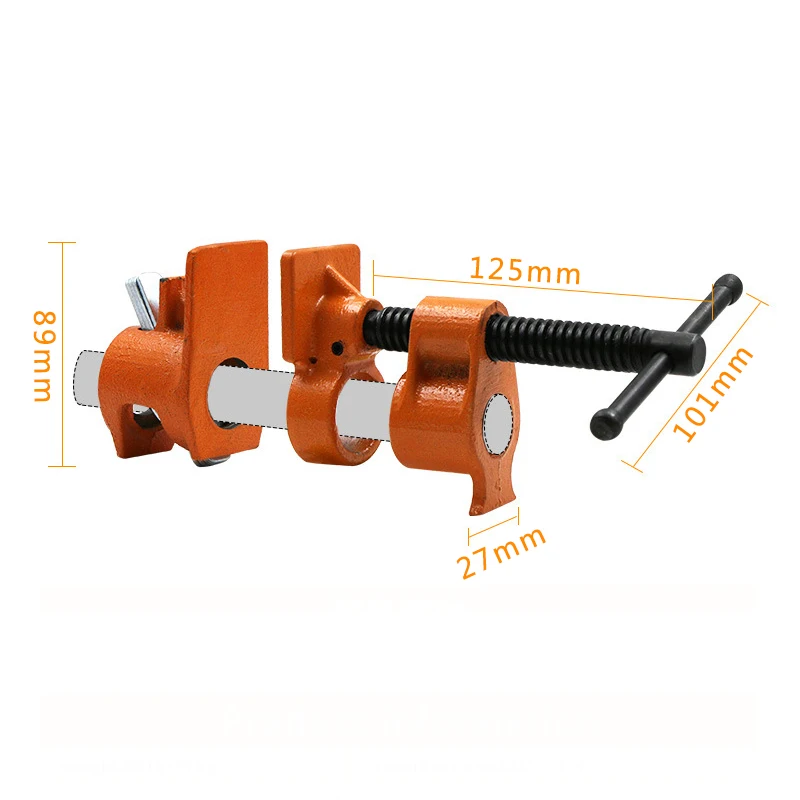 1/2 3/4 inch Wood Glued Clamp Cast Iron Pipe Heavy Carpentry Carpenter Tool | Обустройство дома