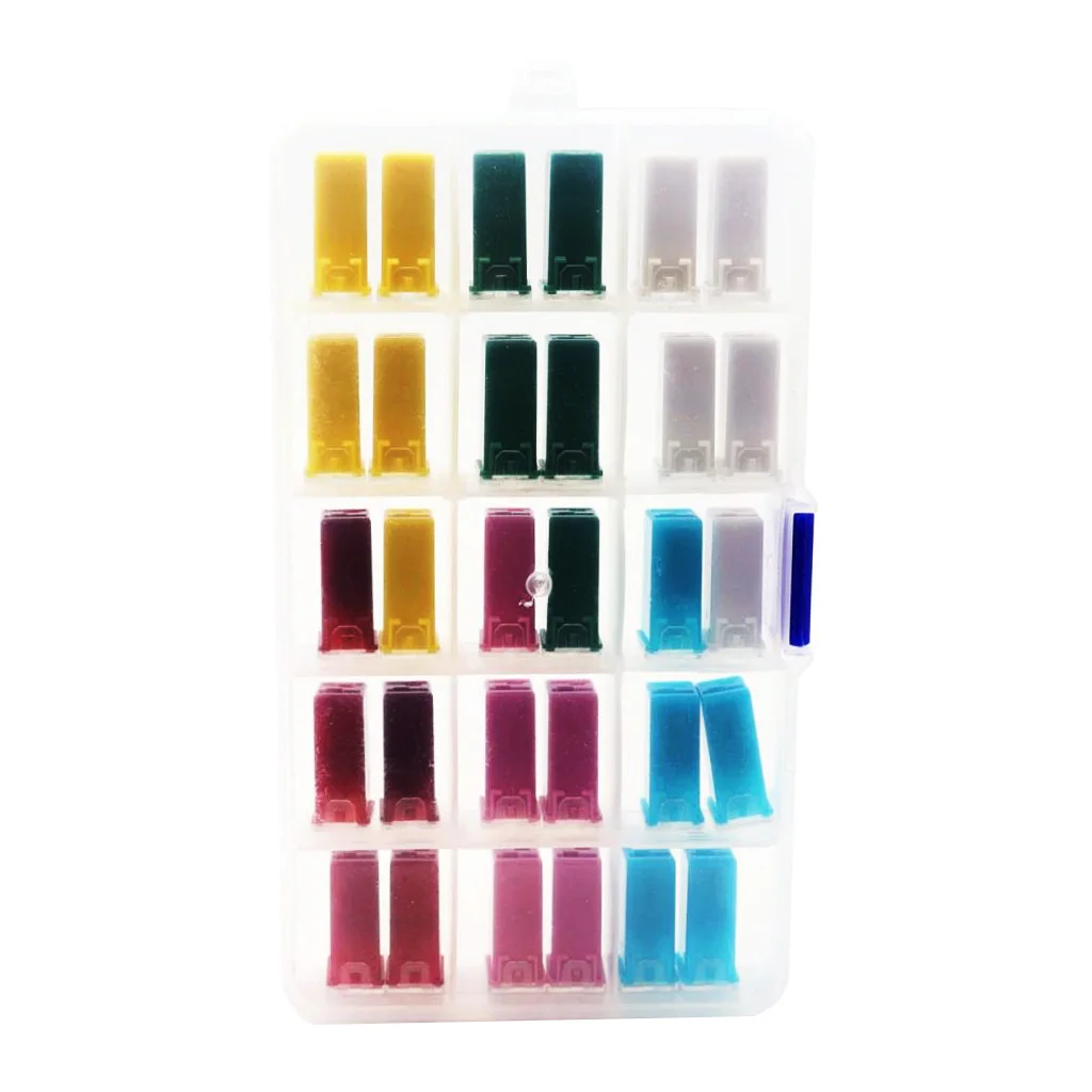 30 шт. автомобильный 32-вольтовый F2828-Z JCASE Box Shaped Fuse Kit 20A 25A 30A 40A 50A 60A | Обустройство