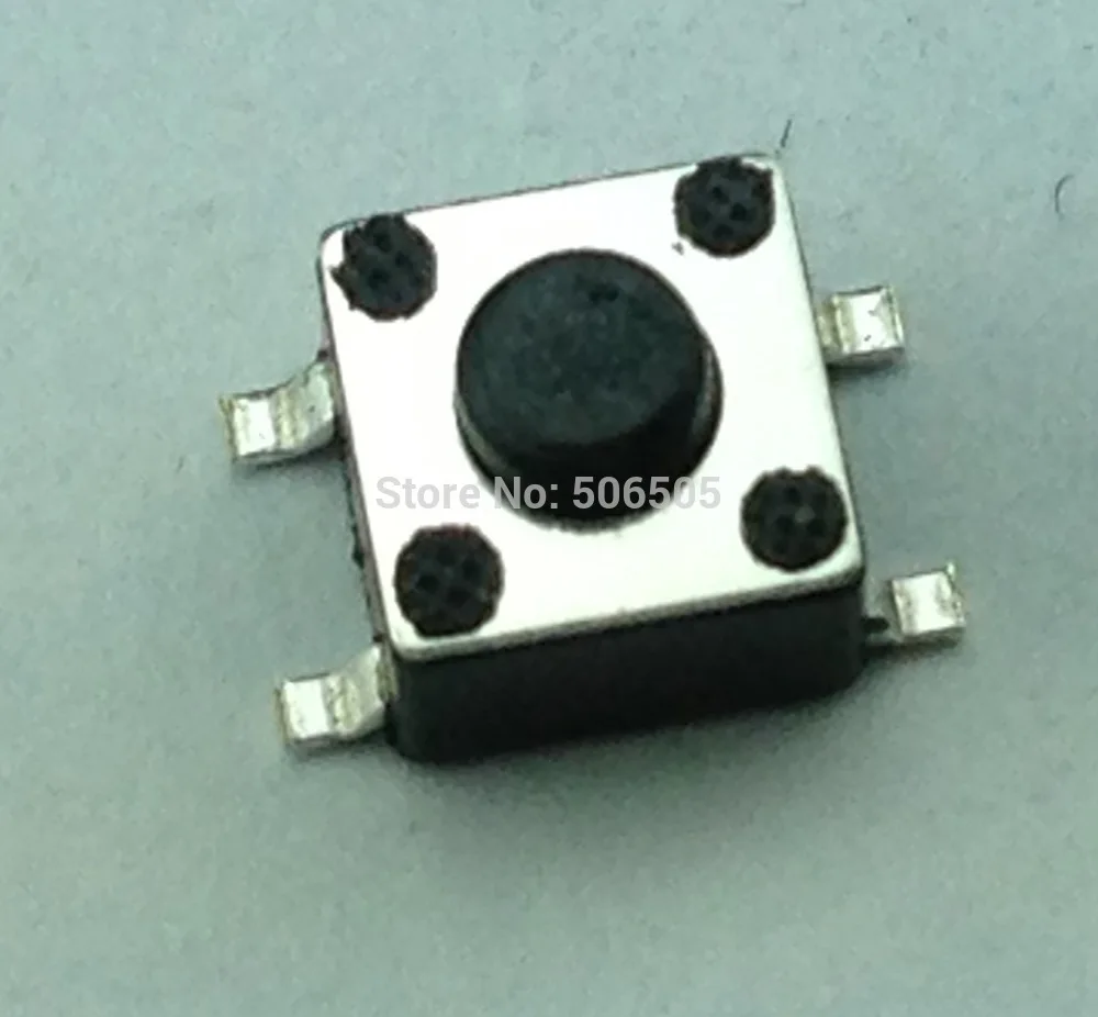 6x6x4 5 мм 4pin SMD Тактильные Такт Мини кнопочный переключатель Микропереключатель