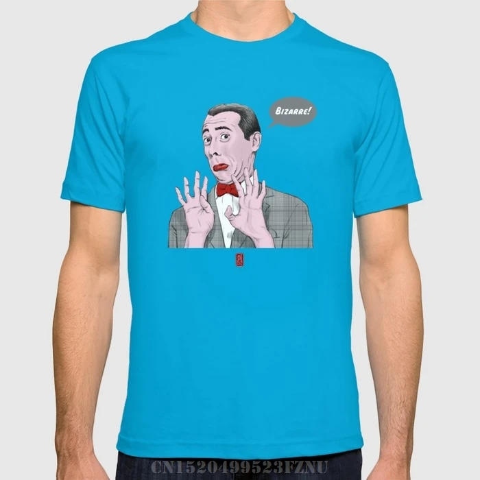 Летняя скидка мужские футболки Pee Wee Herman #1 Короткие хлопковые Homme Костюмы | Мужская