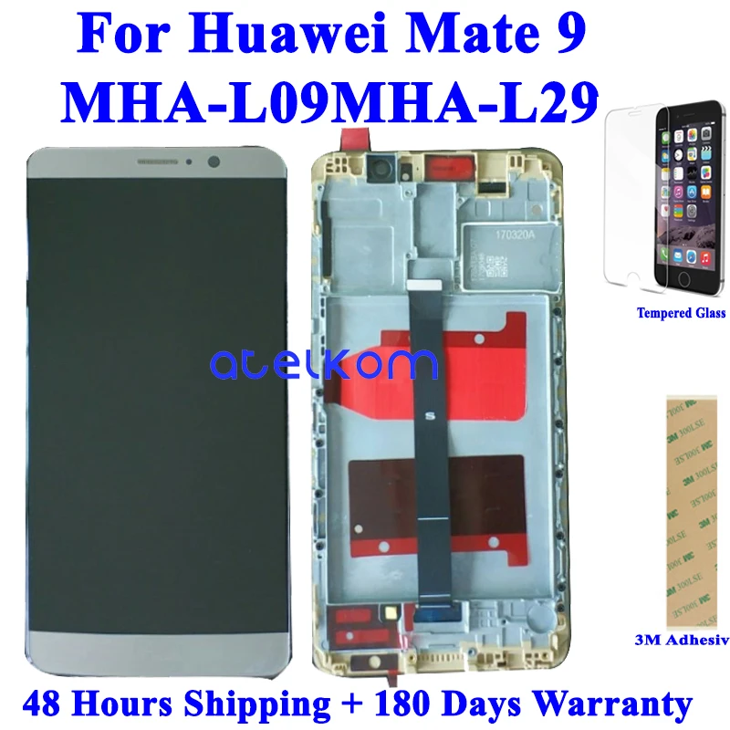 ЖК дисплей для Huawei Mate 9 зеркальный экран сенсорный дигитайзер в сборе|Экраны