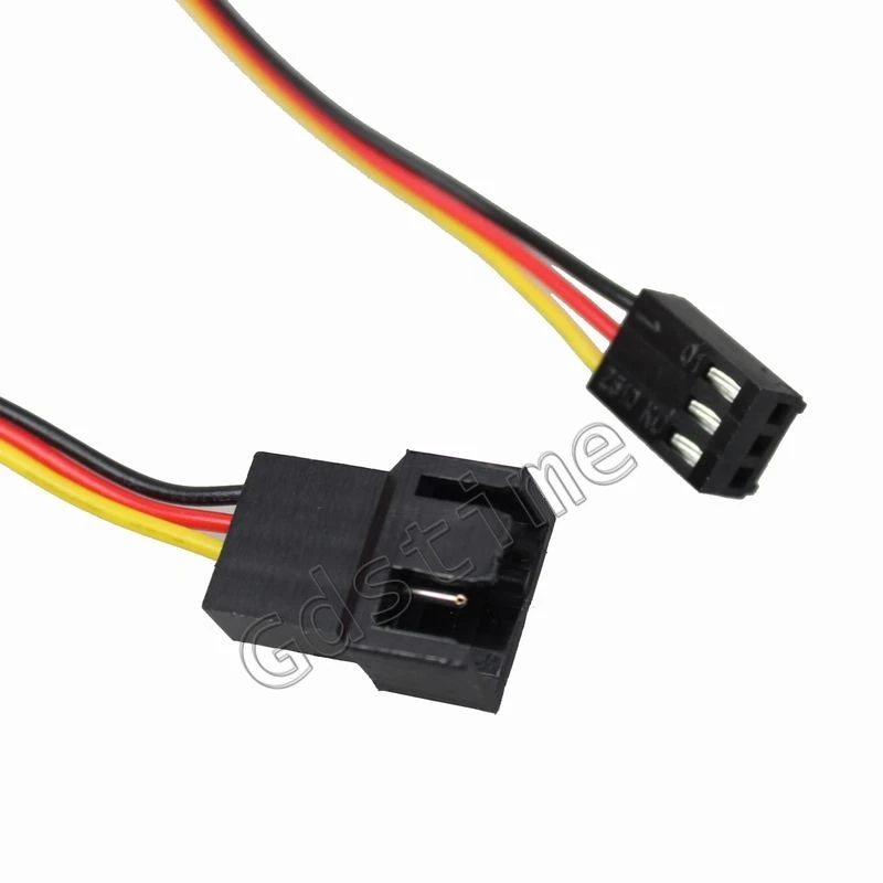 5 шт. Gdstime 2510-3P штекер-гнездо 3Pin Удлинительный кабель 60 см 1 97 фута для ПК CPU чехол Power