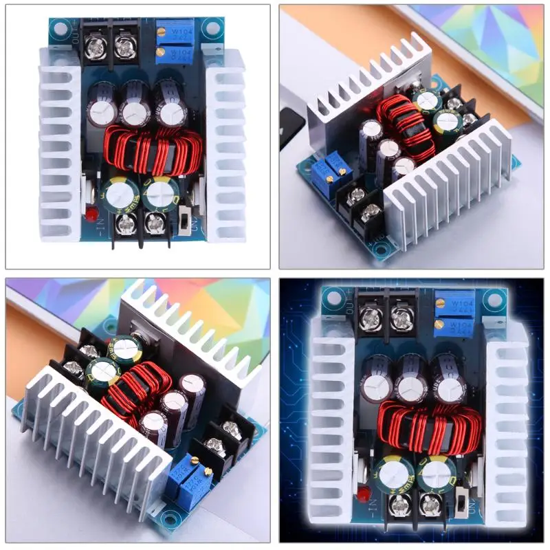 DC-DC 300W 20A постоянного тока понижающий преобразователь Напряжение 1,2 V-36 V DC понижающий адаптер Регулируемый Питание