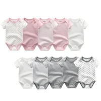 5pieces combination summer baby romper boys and girls 100 cotton baby jumpsuit newborn 0 12m baby girl clothes baby clothes