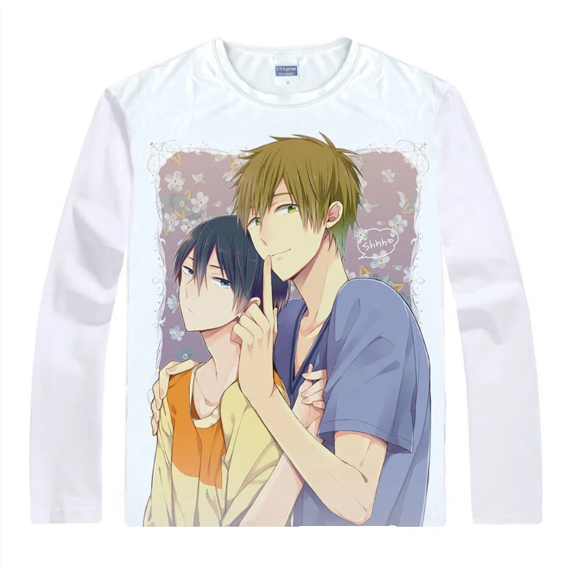 Футболка Coolprint в стиле аниме бесплатно! Высокая скорость! Футболки мульти-стиль