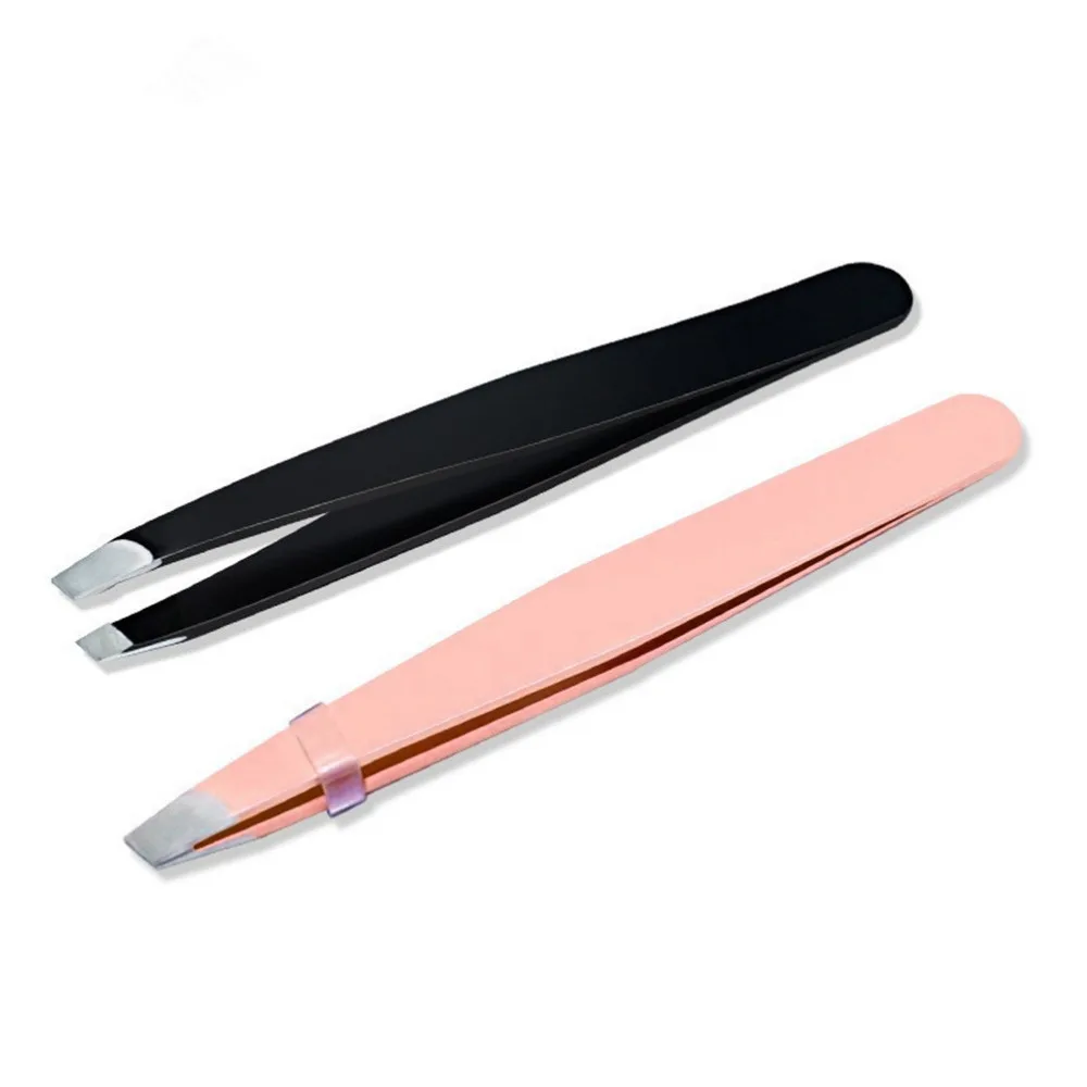 

1PCS Eyebrow Tweezer Hair Beauty Slanted Puller Stainless Steel Eye Brow Clips Hair Removal Makeup Tool