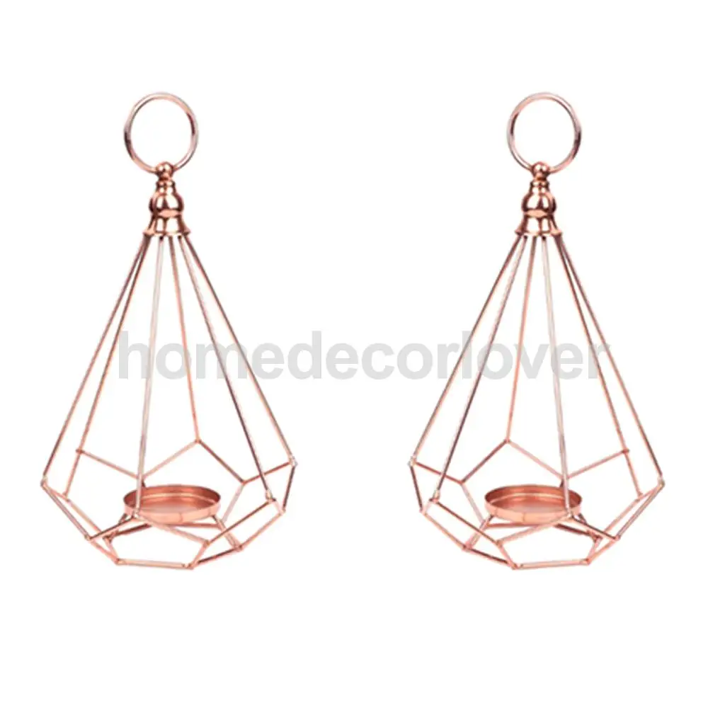 2-Pack 2/3/5 шт. антикварные Медь Чай свет подсвечник свадьба Рождество Декор люстра настенный подсвечник аксессуары - Цвет: 2-Pack