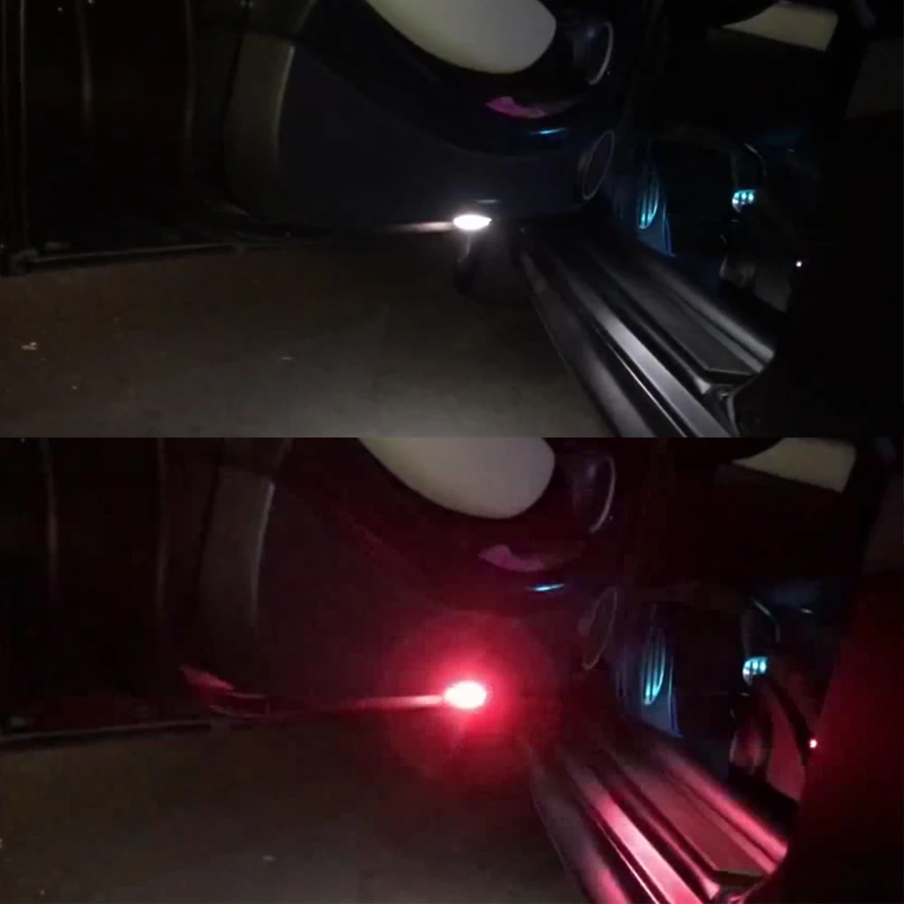 2 шт./компл. автомобиля дверной светодиодный светильник Strobe Light Добро пожаловать