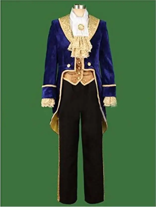Halloween/Anime Film Beauty And The Beast Prince Cosplay Costume For Adults Kids' Clothing Custom Made |