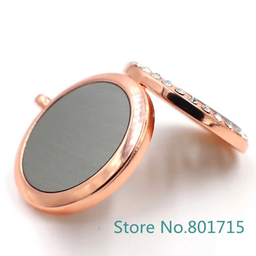 Розовое золото Стразы 3 собачья лапа кулон с парфюмом для ароматерапии из