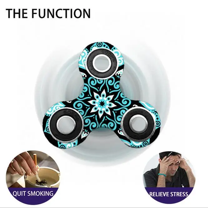 Керамический подшипник Tri Spinner ABS EDC ручной Спиннер для аутизма и СДВГ антистресс