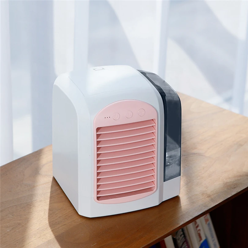 

Portable Mini Air Conditioner Cool Cooling For Bedroom Cooler Fan Accessories Summer Paper Fans Party Decorations square JJ20