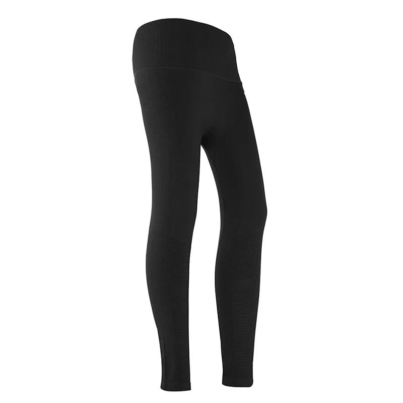 Black SALSPOR, одноцветные Бесшовные штаны для йоги, Женские Дышащие Высокие эластичные спортивные Леггинсы с эффектом пуш-ап, женские спортивные штаны для фитнеса - Цвет: Black