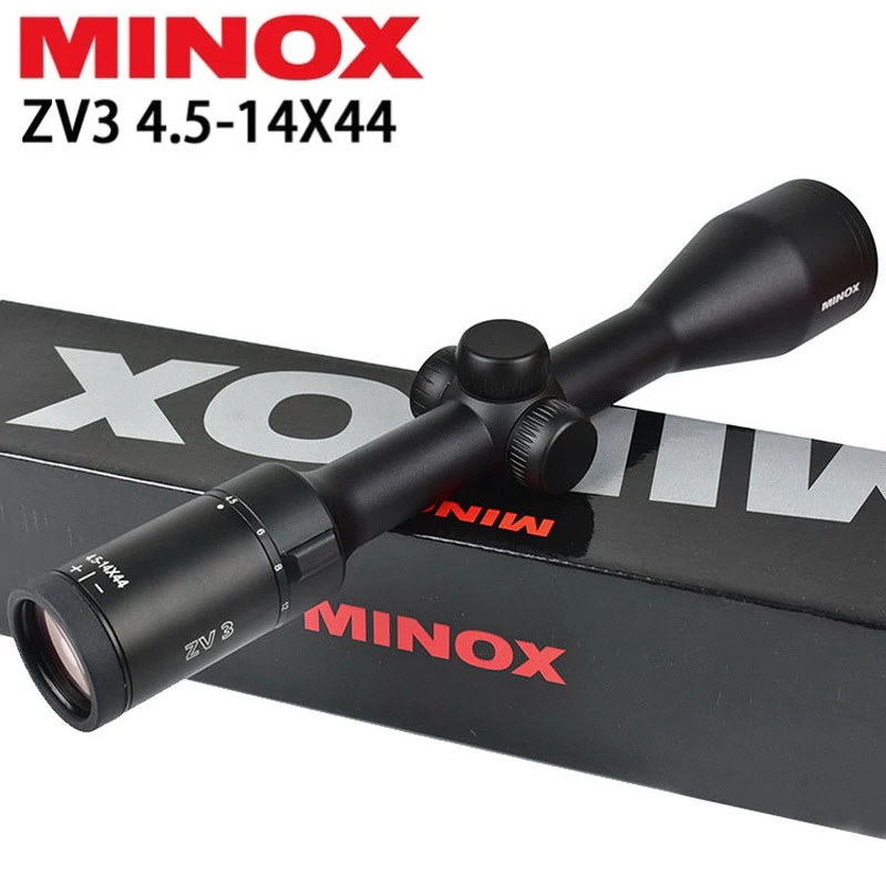 MINOX ZV 3 4 5 14x44 дальность стрельбы винтовка оптические прицелы Боковая регулировка