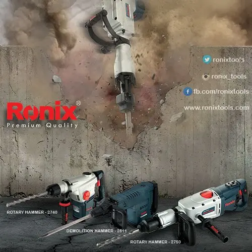 Ronix новая модель 2702 1100 Вт электроинструменты перфоратор Сучжоу перфоратор 28 мм