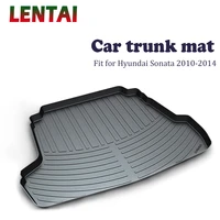 ealen 1pc rear trunk cargo mat for hyundai sonata 2010 2011 2012 2013 2014 boot liner tray waterproof anti slip mat accessories