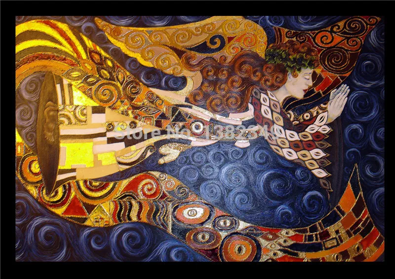Картина маслом Gustav Klimt Meu Primeiro Estudo Da раскрашенная на холсте настенные