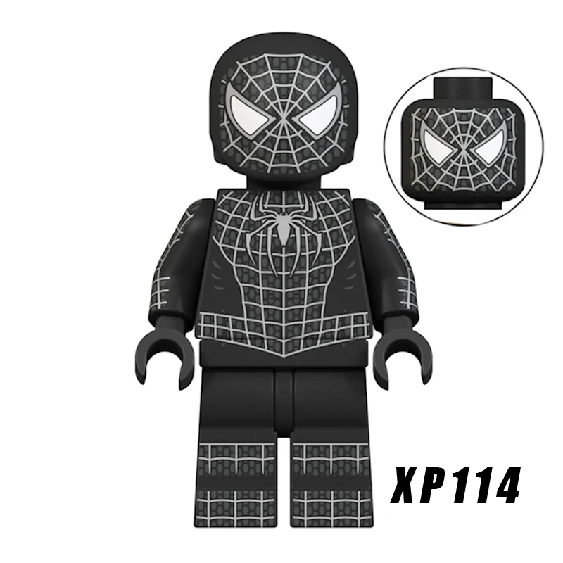 XP114 Супер герои Marvel Мстители Mysterio Ultimate Человек-паук Нуар гвеном строительные блоки фигурки из блоков, игрушки для детей KT1027 - Цвет: XP114