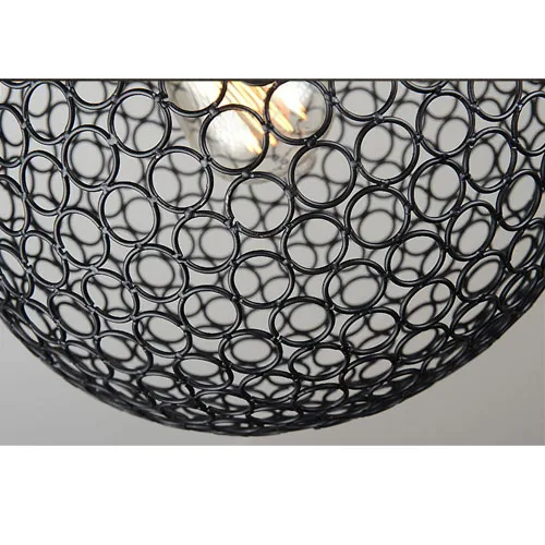 

Vintage Rope Pendant Light edison bulb American Style metal cage lamp restaurant dining room lights industrial bar lighting