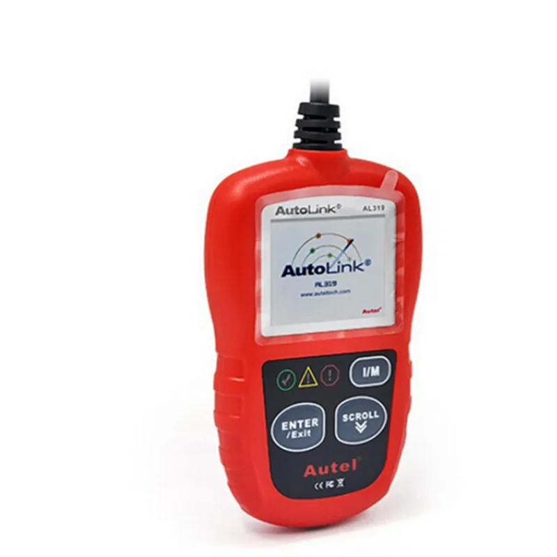 Autel AL319 OBD2 автомобильный сканер OBD Автомобильный диагностический инструмент автоматический считыватель кодов универсальный инструмент сканирования такой же, как launch Creader CR3001