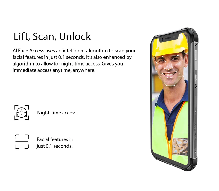 Новинка Blackview BV9600 IP68 водонепроницаемый мобильный телефон Helio P70 Android 9,0 4 Гб+ 64 Гб 6,2" 19:9 AMOLED 5580 мАч смартфон