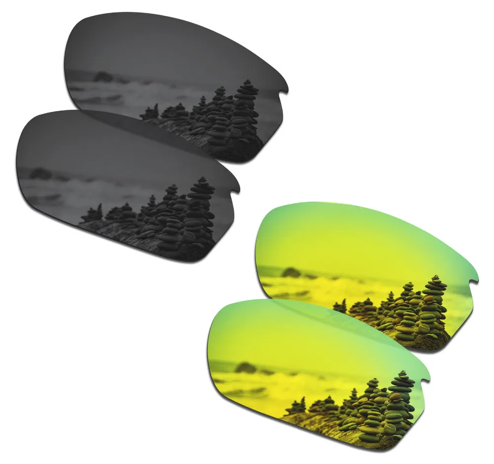 2 пары поляризованных солнцезащитных очков SmartVLT Сменные линзы для Oakley Carbon Shift Stealth